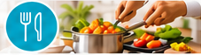 Préparation des repas à domicile